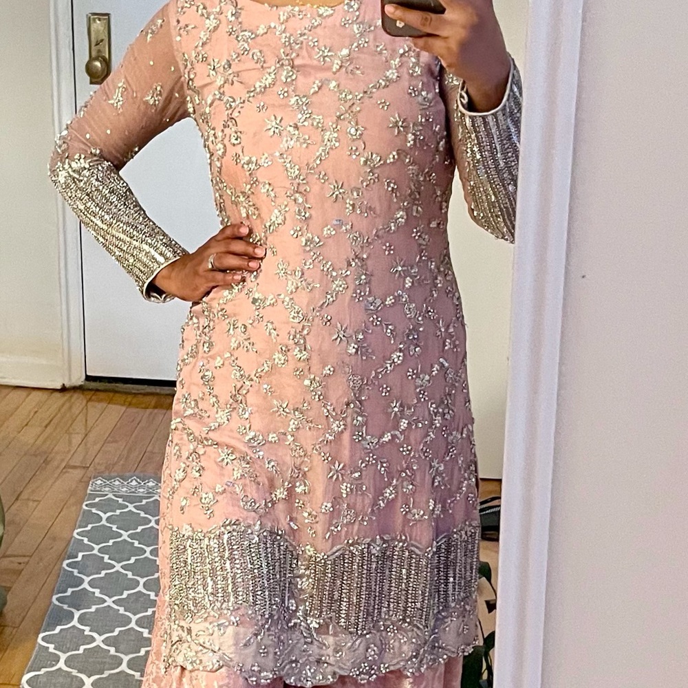 Designer Pakistani Indian Kameez Lengha - image 4